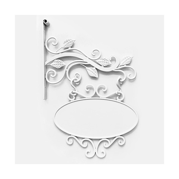 써클 넝쿨잎(화이트)