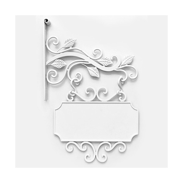 스퀘어 넝쿨잎(화이트)