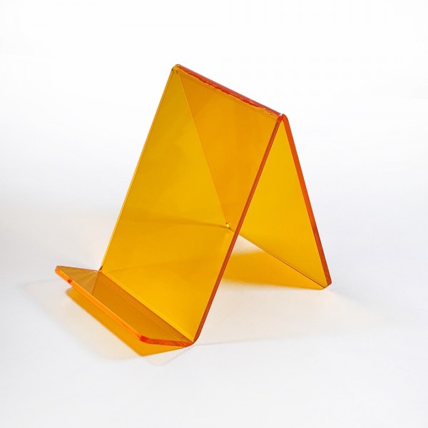 심플 받침대 (중) 투명옐로우 HX02