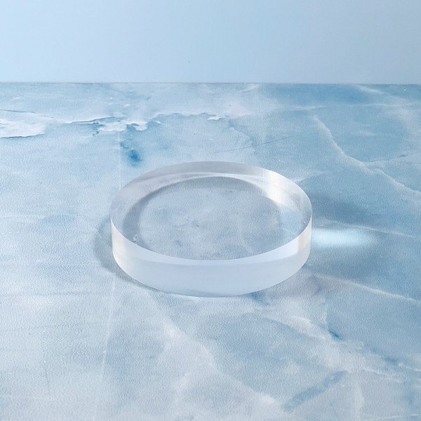 아크릴 큐브 원형 100x100x50mm 1308