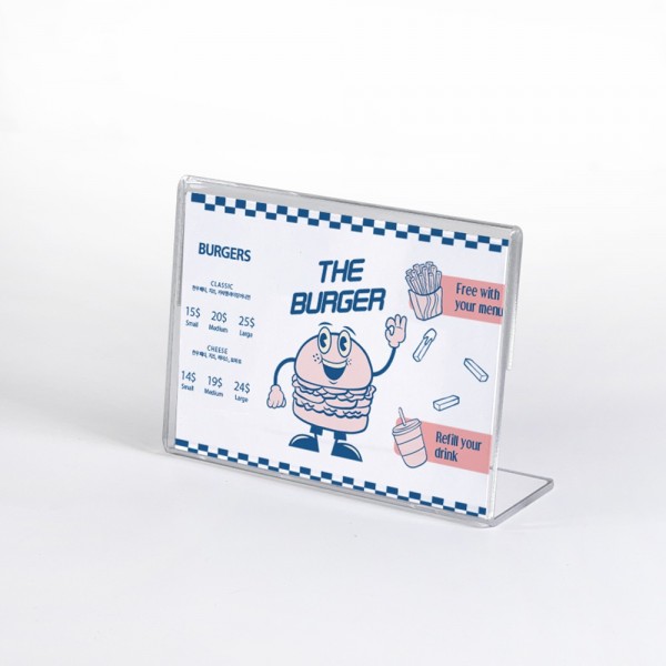 L자꽂이 130*90mm 8106